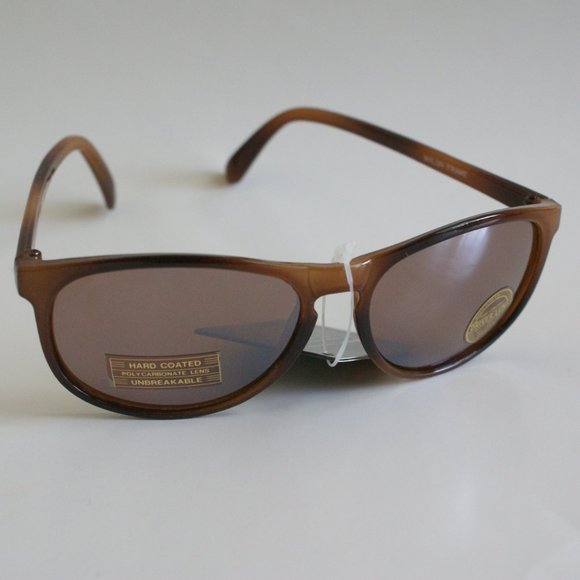 NWT True Vintage retro NylonOval Sports style Coppermax lens tech Sunglasses - Picture 3 of 5